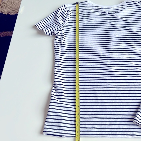 2 Nautical stripes tops, Embellished chic design- Karl Lagerfeld and W5 - Picture 10 of 12